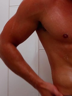 Lacrosse Stud Damon Manning Cleans Himself Off by Gayhoopla by Gayhoopla image #1