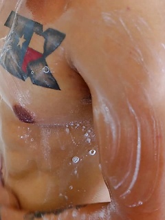 George Silva Post-Cum Interview And Shower by Gayhoopla by Gayhoopla image #6
