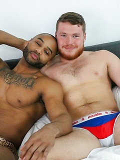 Canelo Ment gets his first taste of Marcus Von Ryder's hole. by Gayhoopla by Gayhoopla image #15