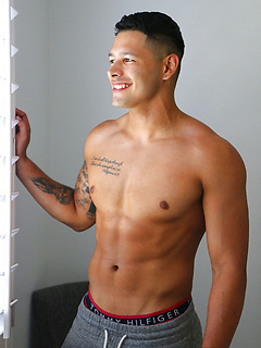 Latino Jock Noah Gato Jerks Off