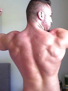 Thick Muscle Jock George Gomez Strokes His Cock by Gayhoopla by Gayhoopla image #16