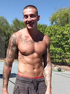Big Dick Tatted Stud John Murphy Jerks Off by Gayhoopla by Gayhoopla image #10