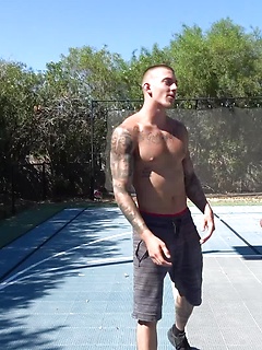 Big Dick Tatted Stud John Murphy Jerks Off