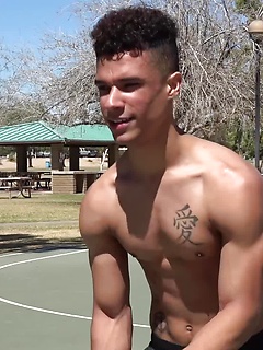 Athletic Basketball Stud Lonny Ball Jerks Off by Gayhoopla by Gayhoopla image #19