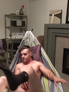 Kellan Hartmann Jerks Off In Hammock by Gayhoopla by Gayhoopla image #12