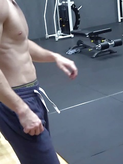 Ripped Gym JOCK Roman Tate Works Out And Jerks OFF by Gayhoopla by Gayhoopla image #2