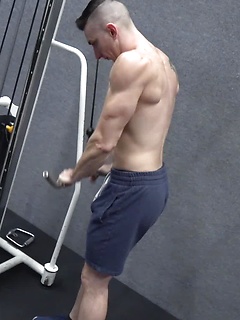 Ripped Gym JOCK Roman Tate Works Out And Jerks OFF by Gayhoopla by Gayhoopla image #12