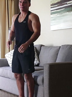Damian Romano Jerks OFF To Porn And Showers (Part 2) by Gayhoopla by Gayhoopla image #7
