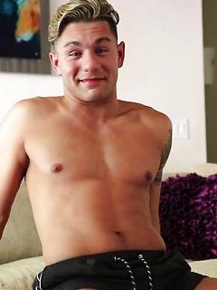 Gym Jock Gio Lockwood Jerks His Uncut COCK by Gayhoopla by Gayhoopla image #4