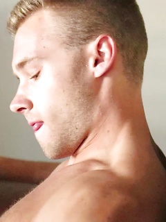Buff Blonde Kyle Holmes Fucks The Couch in Cum Solo by Gayhoopla by Gayhoopla image #1