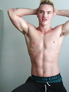 Muscle Beach Bum Jackson Knight JERKS OFF by Gayhoopla by Gayhoopla image #11