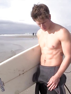 NEW Blonde Beach Boy Brandon Parker Cums by Gayhoopla by Gayhoopla image #11