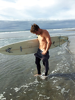 NEW Blonde Beach Boy Brandon Parker Cums by Gayhoopla by Gayhoopla image #12