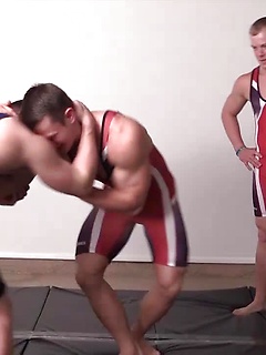 Wrestling Buddies Jerk OFF by Gayhoopla by Gayhoopla image #7