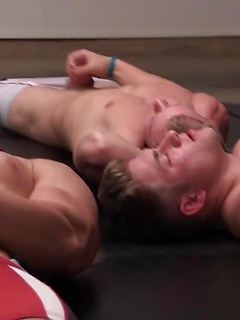 Wrestling Buddies Jerk OFF by Gayhoopla by Gayhoopla image #16