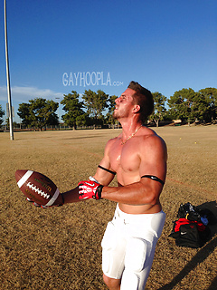 NEW MODEL: Football JOCK by Gayhoopla by Gayhoopla image #2