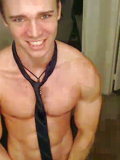 Preppy Muscle Stud in a Tie by Gayhoopla by Gayhoopla image #7