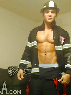 HOT Fireman Cum Show by Gayhoopla by Gayhoopla image #6