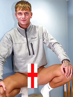 Young Cheeky Straight Lad gets Wanked & Spanked & his Uncut Rocket Cock Fires Loads of Cum!