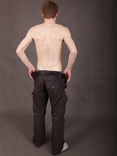 Luke Dole spreads his ass while stroking his hard cock. by BF Collection by BF Collection image #7