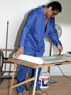 Marcello takes a break from the decorating and has a slow wank to relax by With Marcello by With Marcello image #1