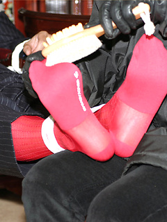 Masked intruder ties Marcello up and tickles his sexy big feet by With Marcello by With Marcello image #9