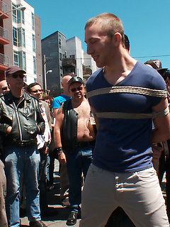 Dude gets fucked in public by Bound in Public by Bound in Public image #1