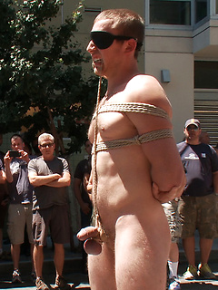 Dude gets fucked in public by Bound in Public by Bound in Public image #7