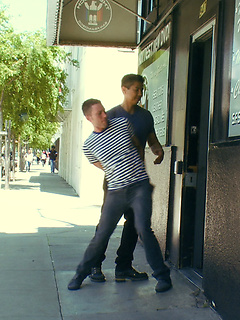 Innocent man is taken into a porn shop and turned into a sex slave. by Bound in Public by Bound in Public image #1