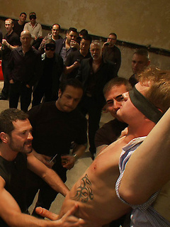 Bound and suspended upside down while brutally fucked by Bound in Public by Bound in Public image #2