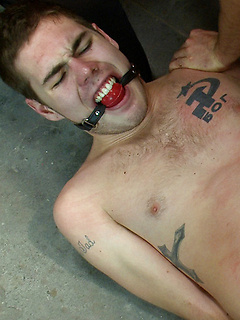 Straight stud's butthole gets violated by the Gay Mafia in the paint shop. by Bound in Public by Bound in Public image #6