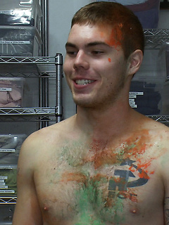 Straight stud's butthole gets violated by the Gay Mafia in the paint shop. by Bound in Public by Bound in Public image #15