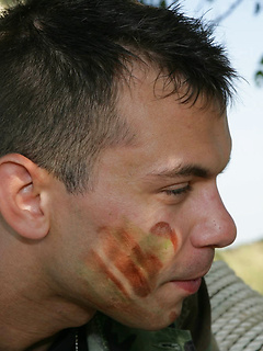 Dude gets tied up and fucked by Gay WarGames by Gay WarGames image #3