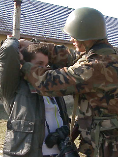 Boy forced to suck soldier cock! by Gay WarGames by Gay WarGames image #7