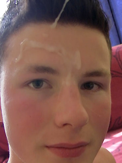 Lovely amateur twink gets fucked & facialed