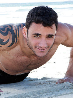 Brunette hottie Rocco shows his muscle body and cock by SeanCody by SeanCody image #4