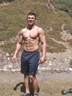 Muscled stud Ron plays with his cock by SeanCody by SeanCody image #7