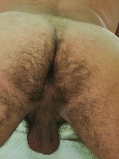 Silver Daddy Jeff Grove wanking off his cock by Hairy and Raw by Hairy and Raw image #5