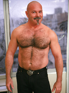 Old bear gets naked by Hot Older Male by Hot Older Male image #1