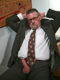 Daddy in suit posing by Pantheon Bear by Pantheon Bear image #5