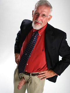 Daddy in suit posing by Hot Older Male by Hot Older Male image #18