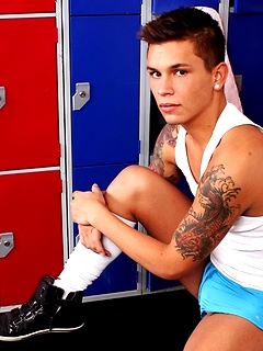 Seth Knight in a locker room by UK Hot Jocks by UK Hot Jocks image #7