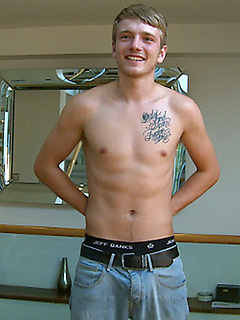 Tall, Blond & Lean Jamie Shows Off His Big Uncut Cock! by English Lads by English Lads image #5