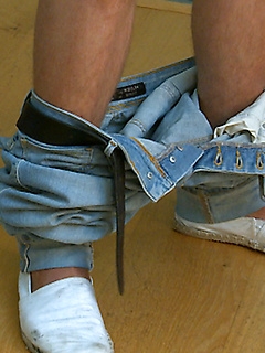 Tall, Blond & Lean Jamie Shows Off His Big Uncut Cock! by English Lads by English Lads image #6