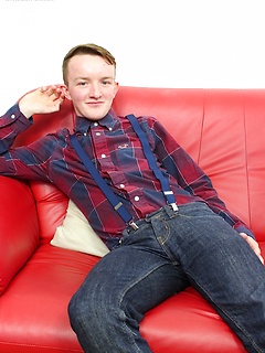 Smooth twink Brett Wright busts a nut over his stomach. by BF Collection by BF Collection image #1