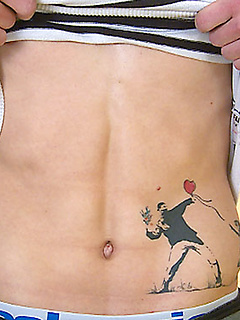 Straight Young Toned Lad Russell shows off  his Uncut Cock and Very Hard Erection! by English Lads by English Lads image #2