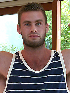 Muscular Young Pup Tom Strips & Shows off His Very Hairy Body, soon Covered in Cum! by English Lads by English Lads image #3