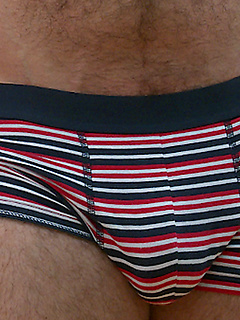Muscular Young Pup Tom Strips & Shows off His Very Hairy Body, soon Covered in Cum! by English Lads by English Lads image #5