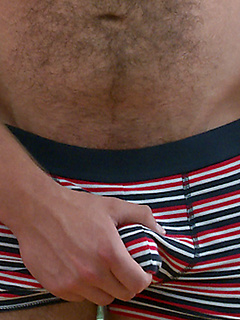 Muscular Young Pup Tom Strips & Shows off His Very Hairy Body, soon Covered in Cum! by English Lads by English Lads image #7