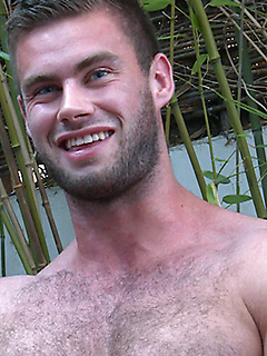Muscular Young Pup Tom Strips & Shows off His Very Hairy Body, soon Covered in Cum! by English Lads by English Lads image #12